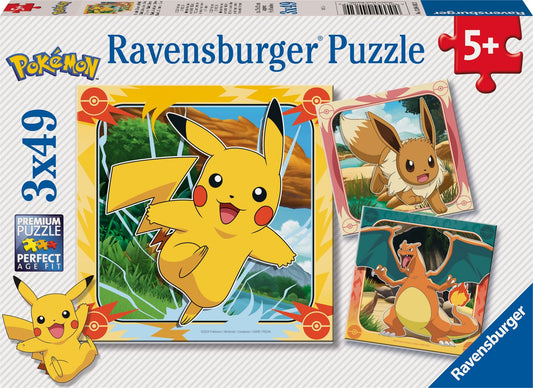 Puzzle: Pokémon 3x49 Teile