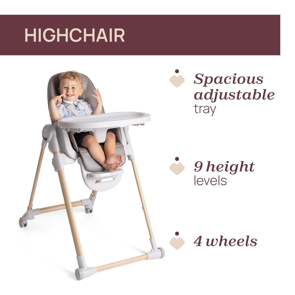 Hochstuhl: Polly Armonia SCANDINAVIAN