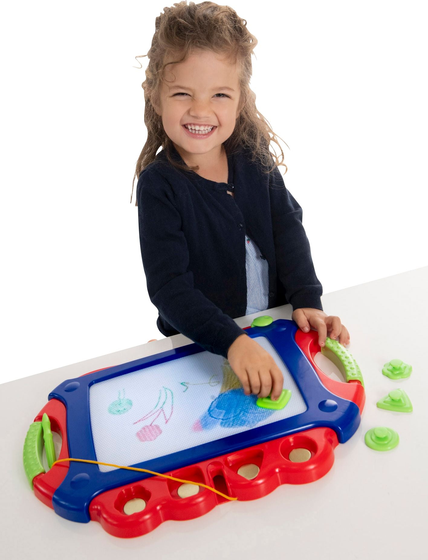Magnettafel mit 4 Stemplen