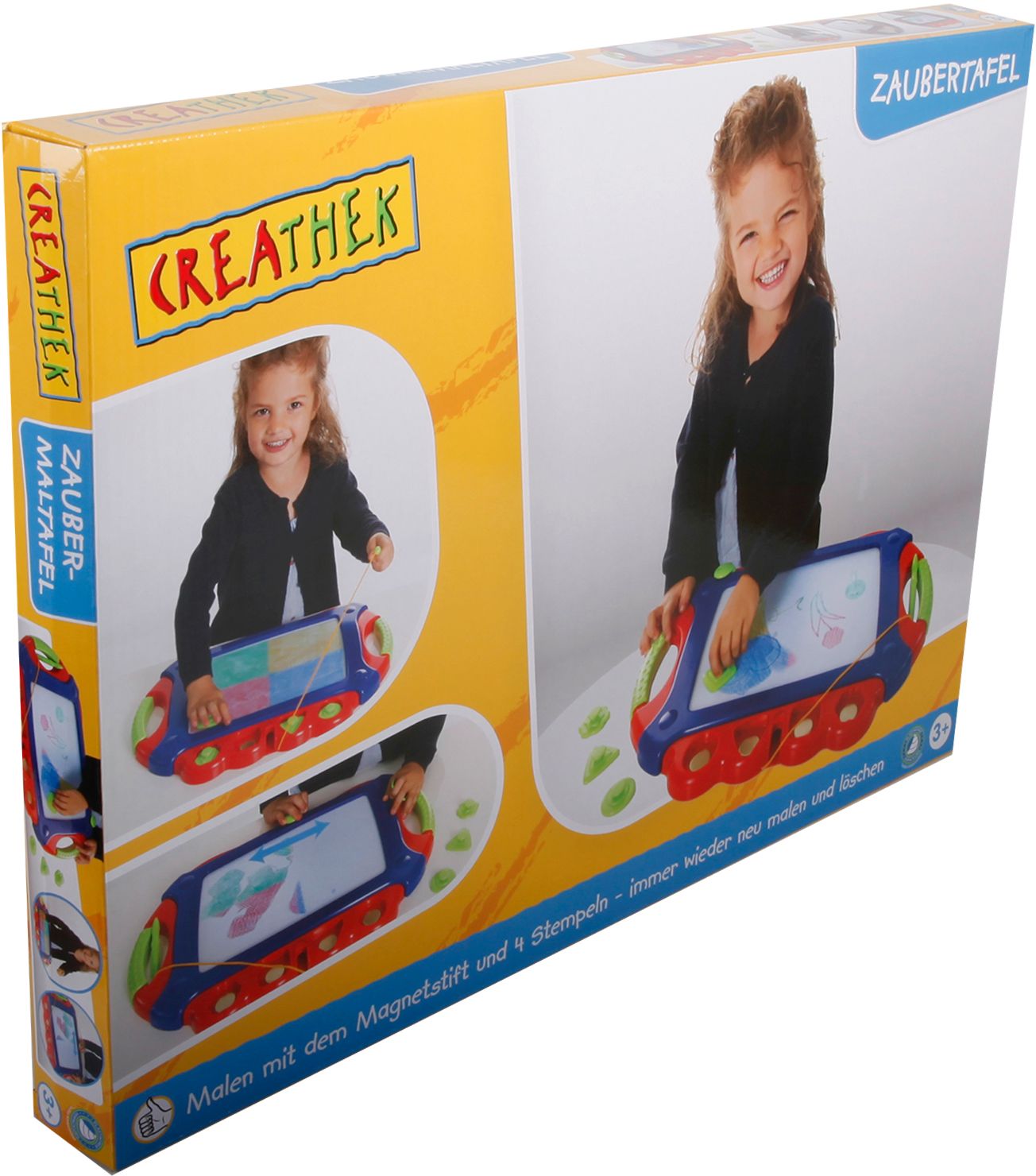 Magnettafel mit 4 Stemplen