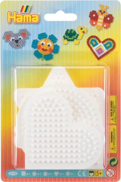 Hama Bügelperlen : 5 Stiftplatten