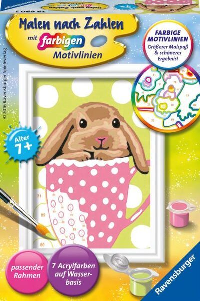 Malen nach zahlen: Kaninchen