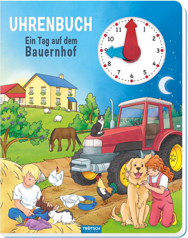 Uhrenbuch: Ein Tag auf dem Bauernhof