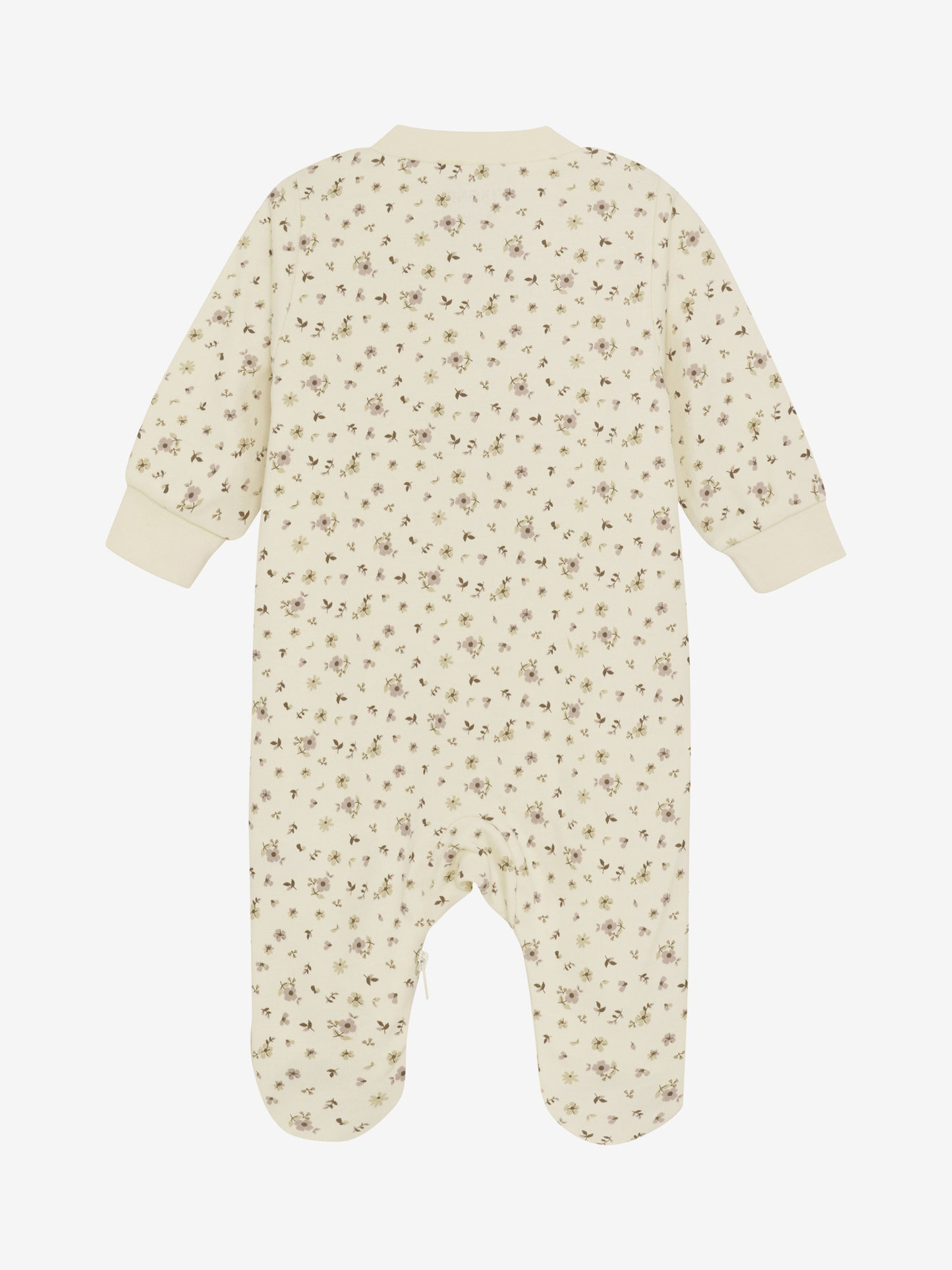 Strampler: beige,blumen