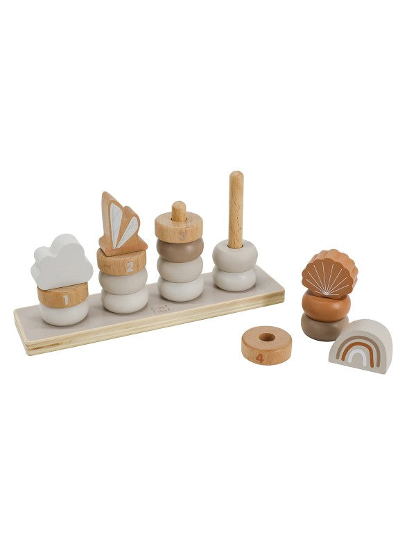 Stapelringe beige