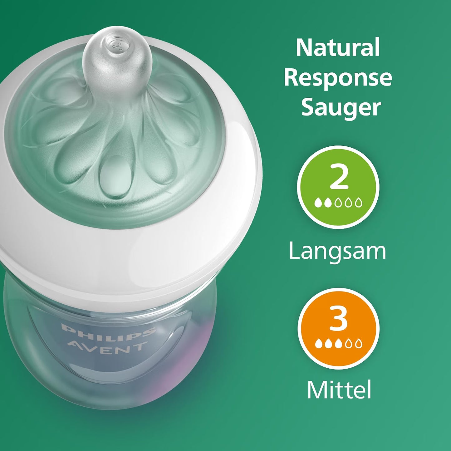 Babyflaschen aus Glas, Geschenkset für Neugeborene