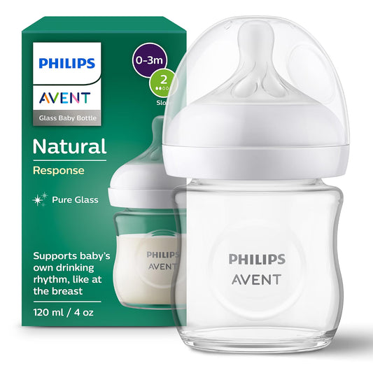 Babyflasche aus Glas, 120 ml