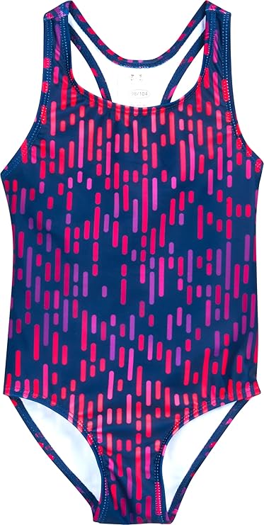 Badeanzug: blau,lila,rosa