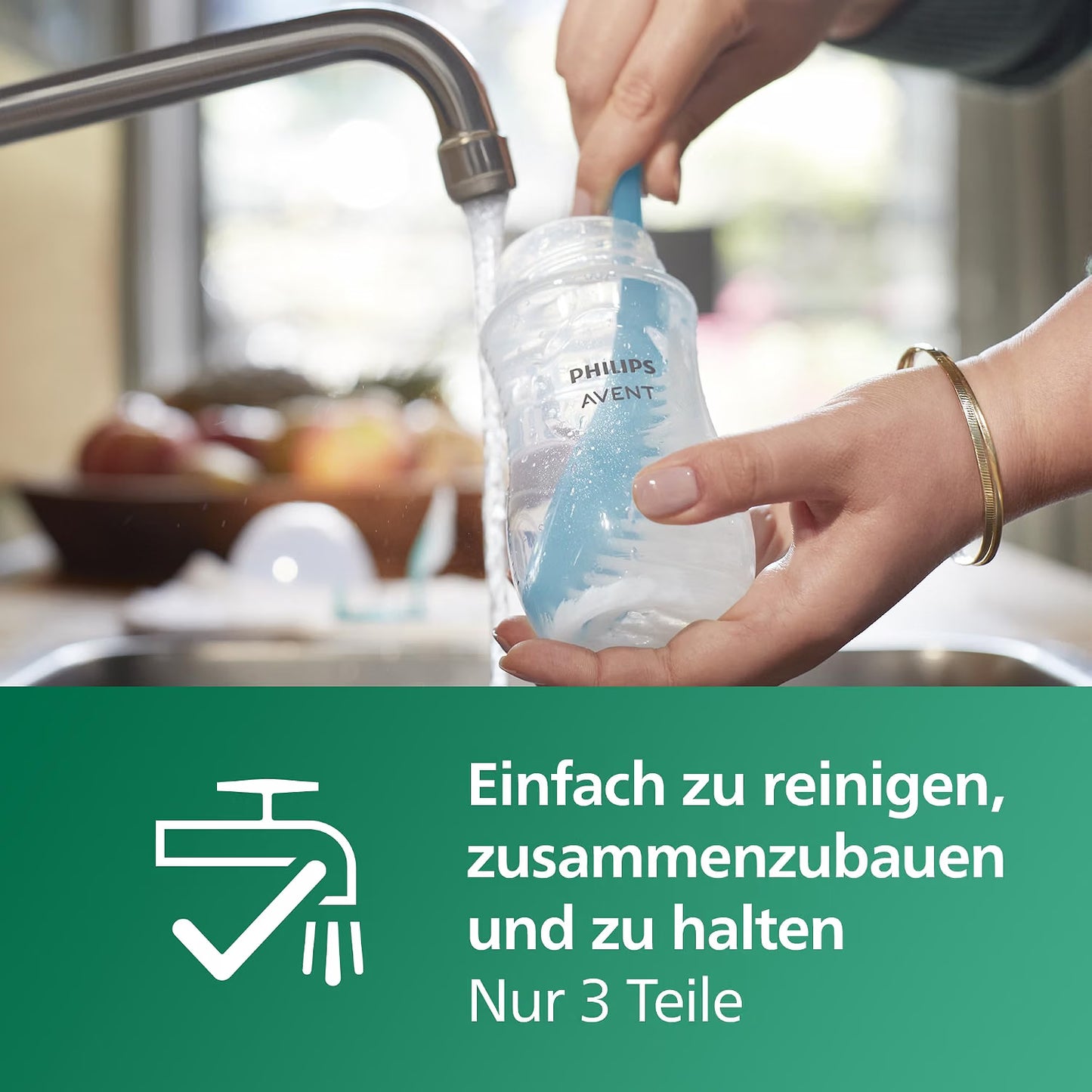 Babyflaschen aus Glas, Geschenkset für Neugeborene