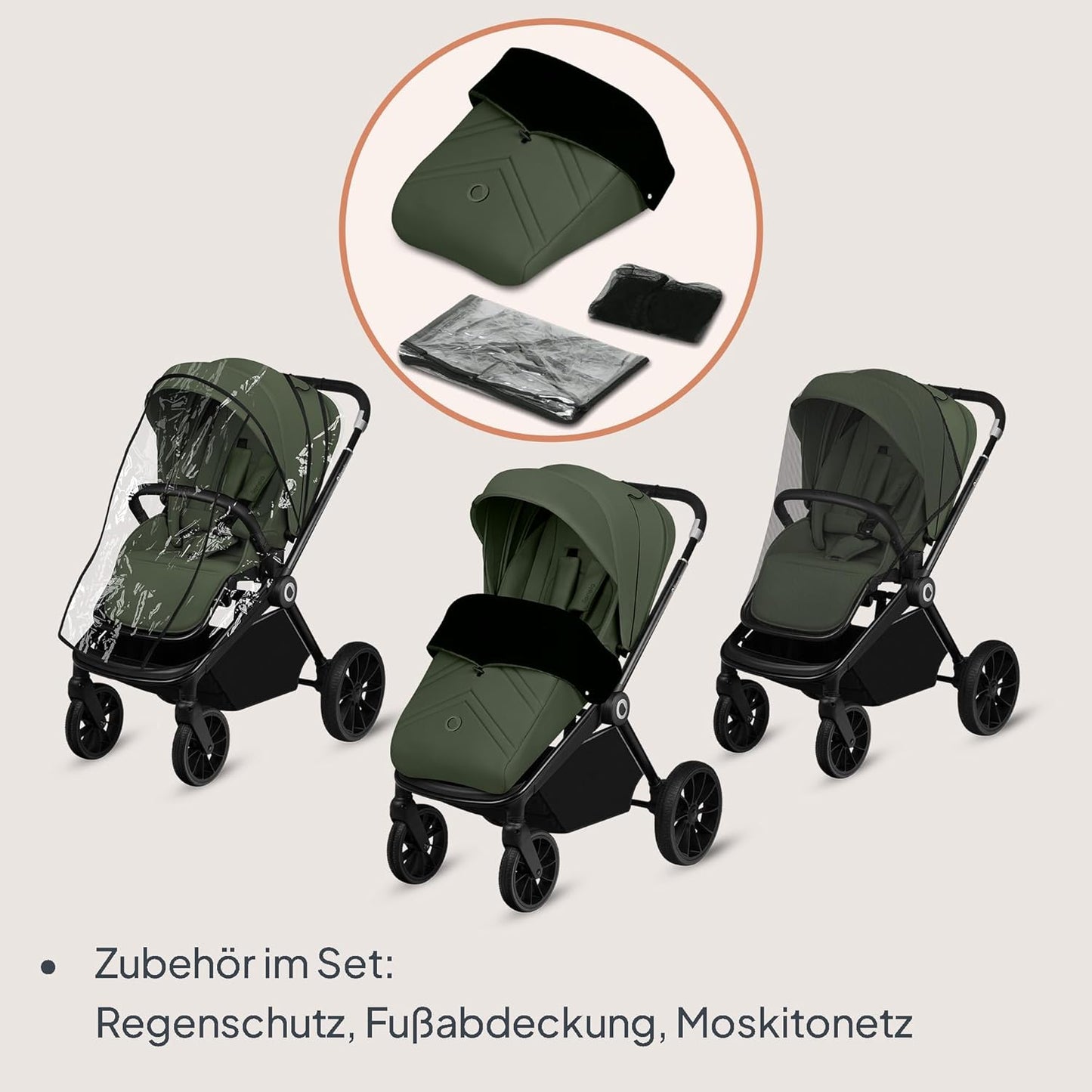 LIONELO Kombikinderwagen 2-in-1