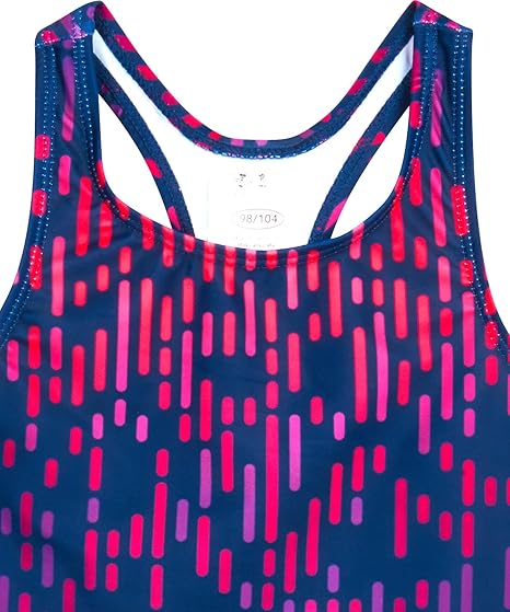 Badeanzug: blau,lila,rosa