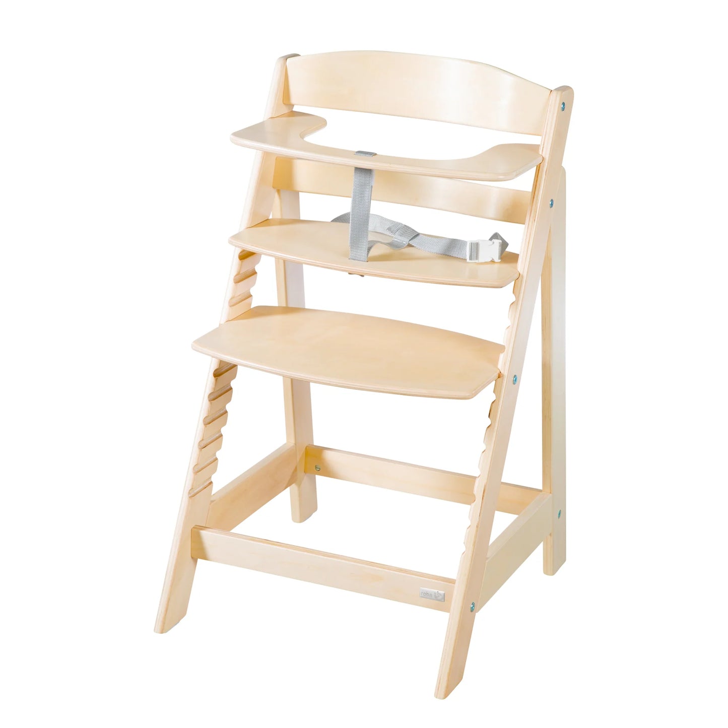 Hochstuhl 2 in 1: Holz,braun/beige