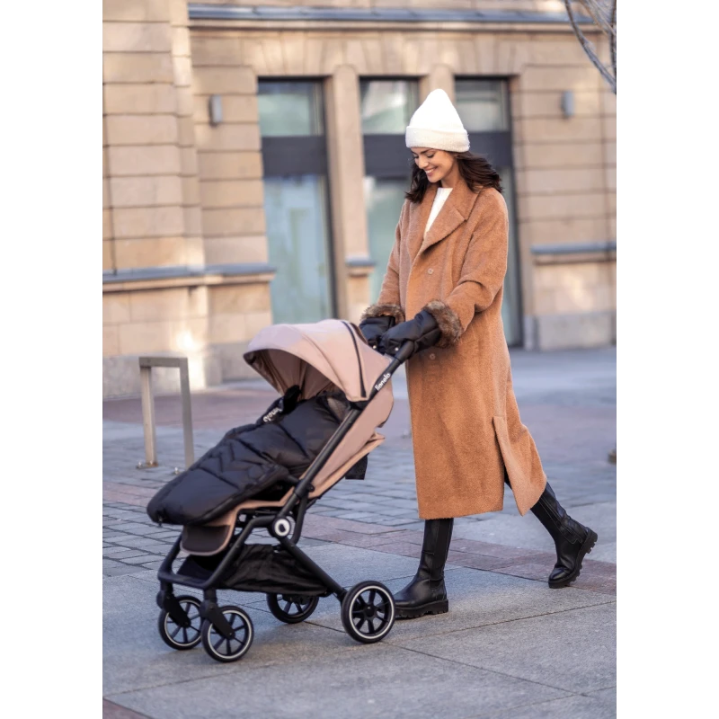 Kinderwagen Handschuhe schwarz
