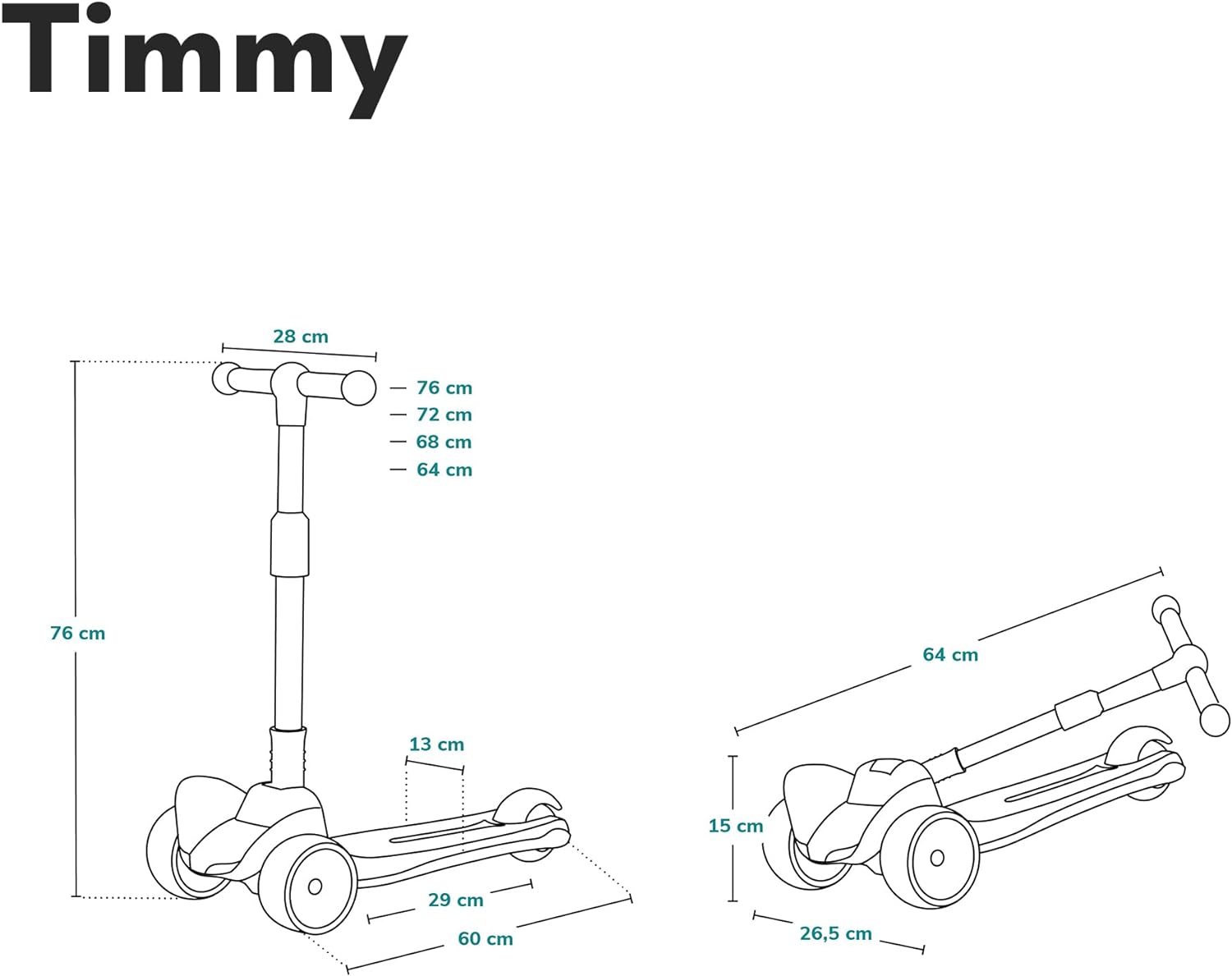 Roller Timmy grün (Neuware)