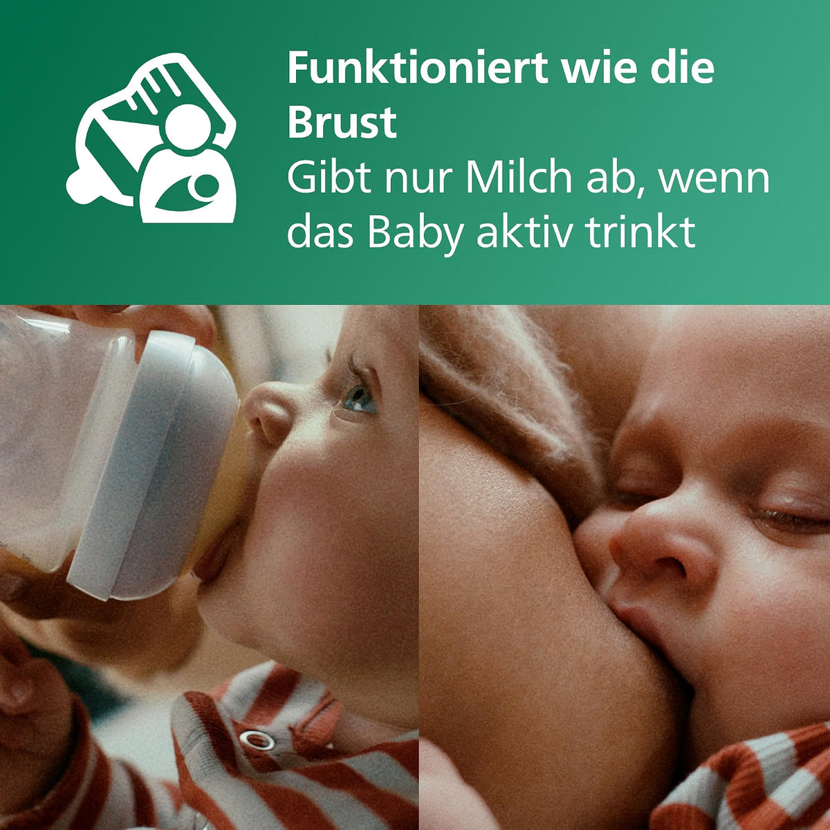 Babyflaschen aus Glas, Geschenkset für Neugeborene