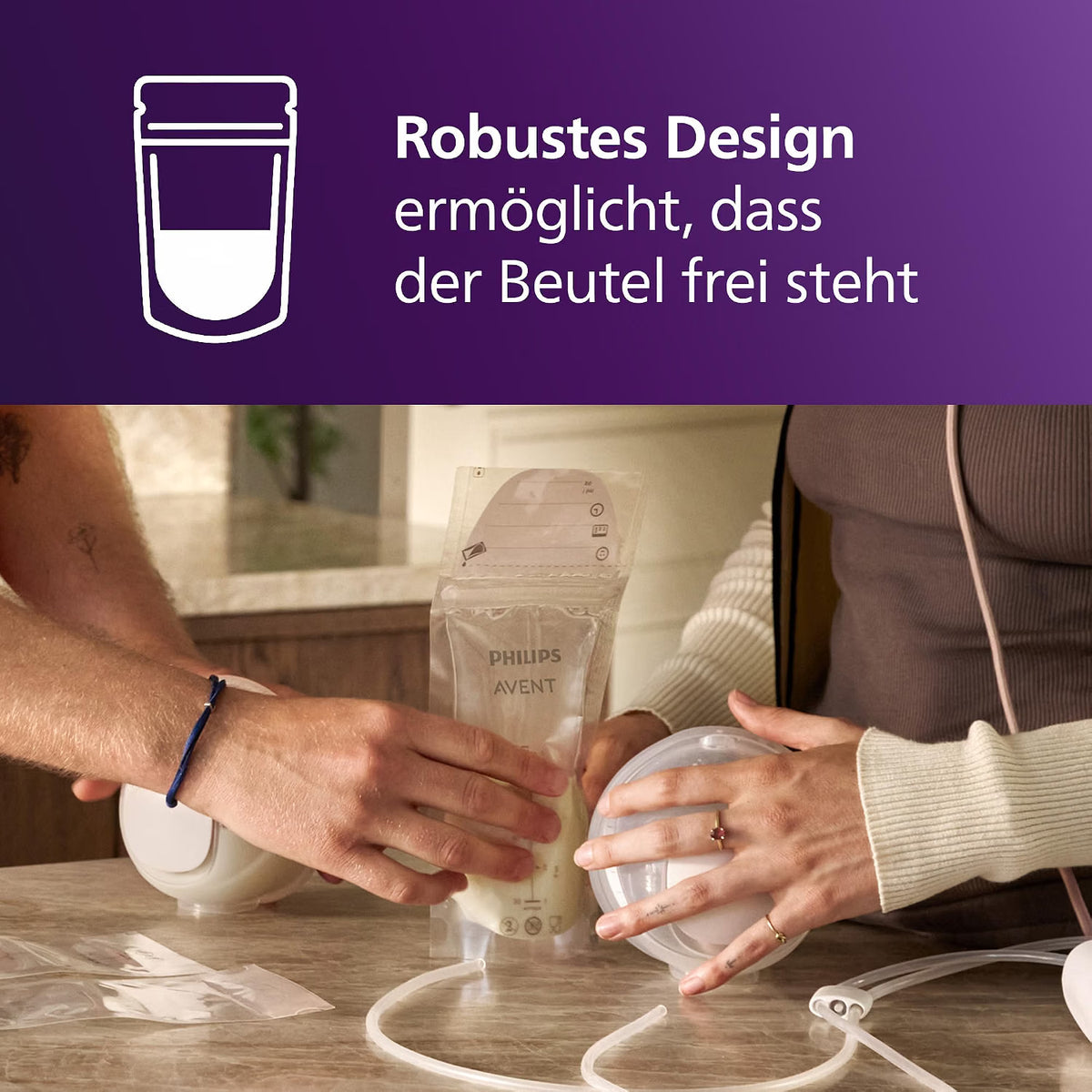 Muttermilchbeutel 25 Stück an 180ml