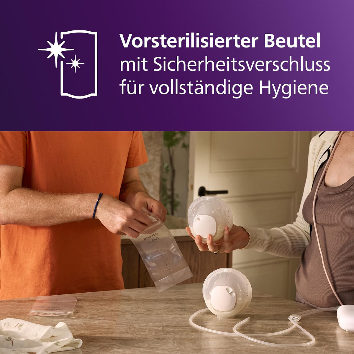 Muttermilchbeutel 25 Stück an 180ml