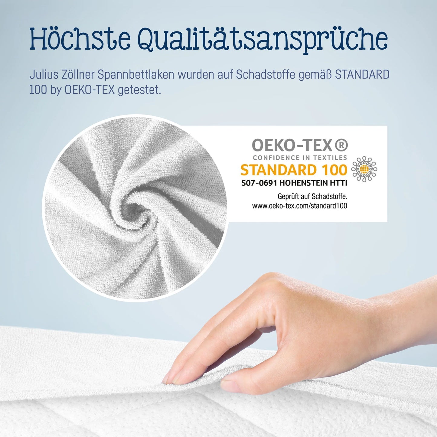 Spannbetttuch Frottee Weiß