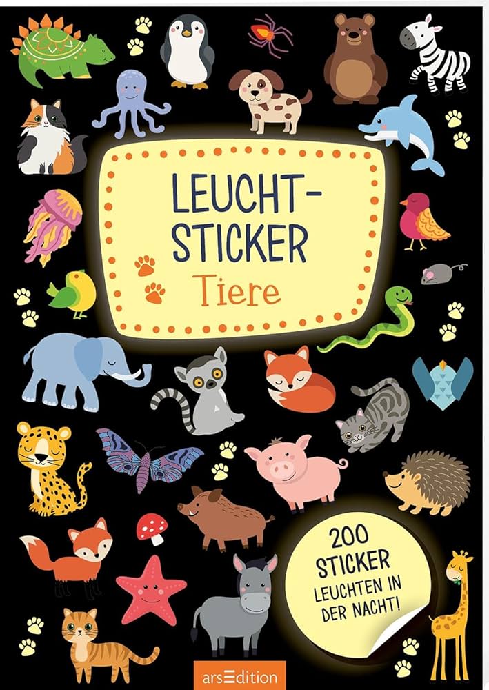 Leuchtsticker: Tiere (Neuware)