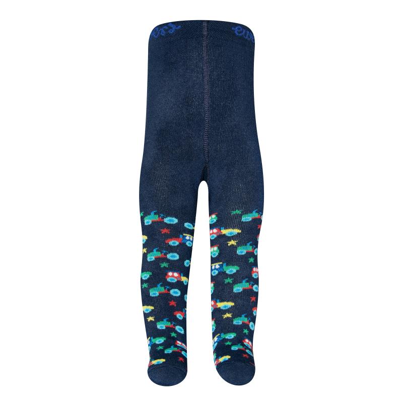 Thermo-Strumpfhose: blau,Traktor