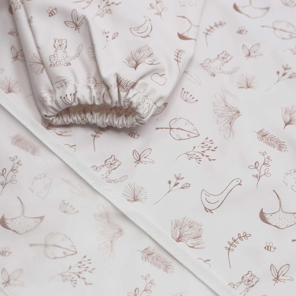 Lätzchen mit Armen: beige,Tiere