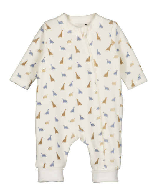 Strampler: beige,Dino