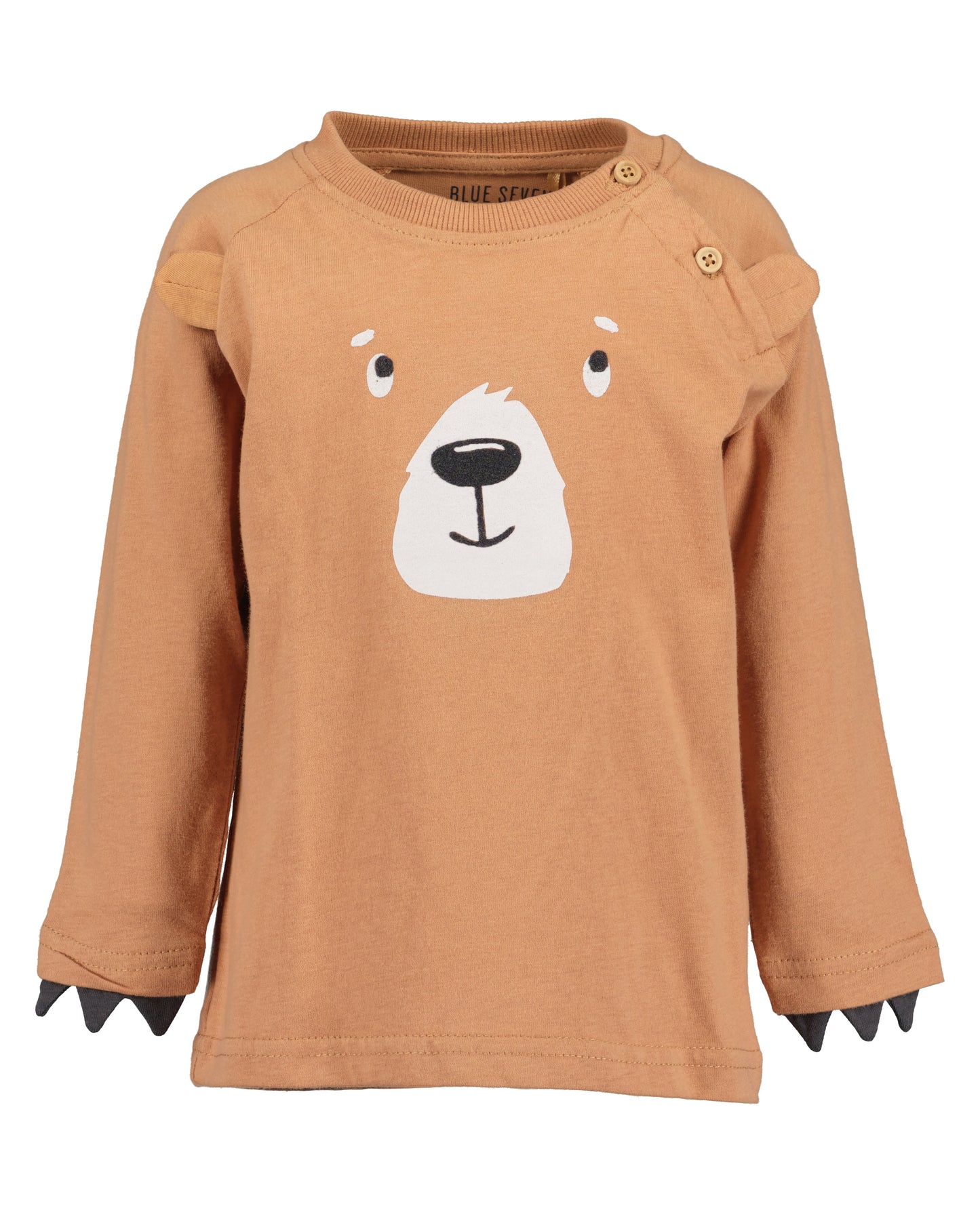 Langarmshirt: braun,Bär