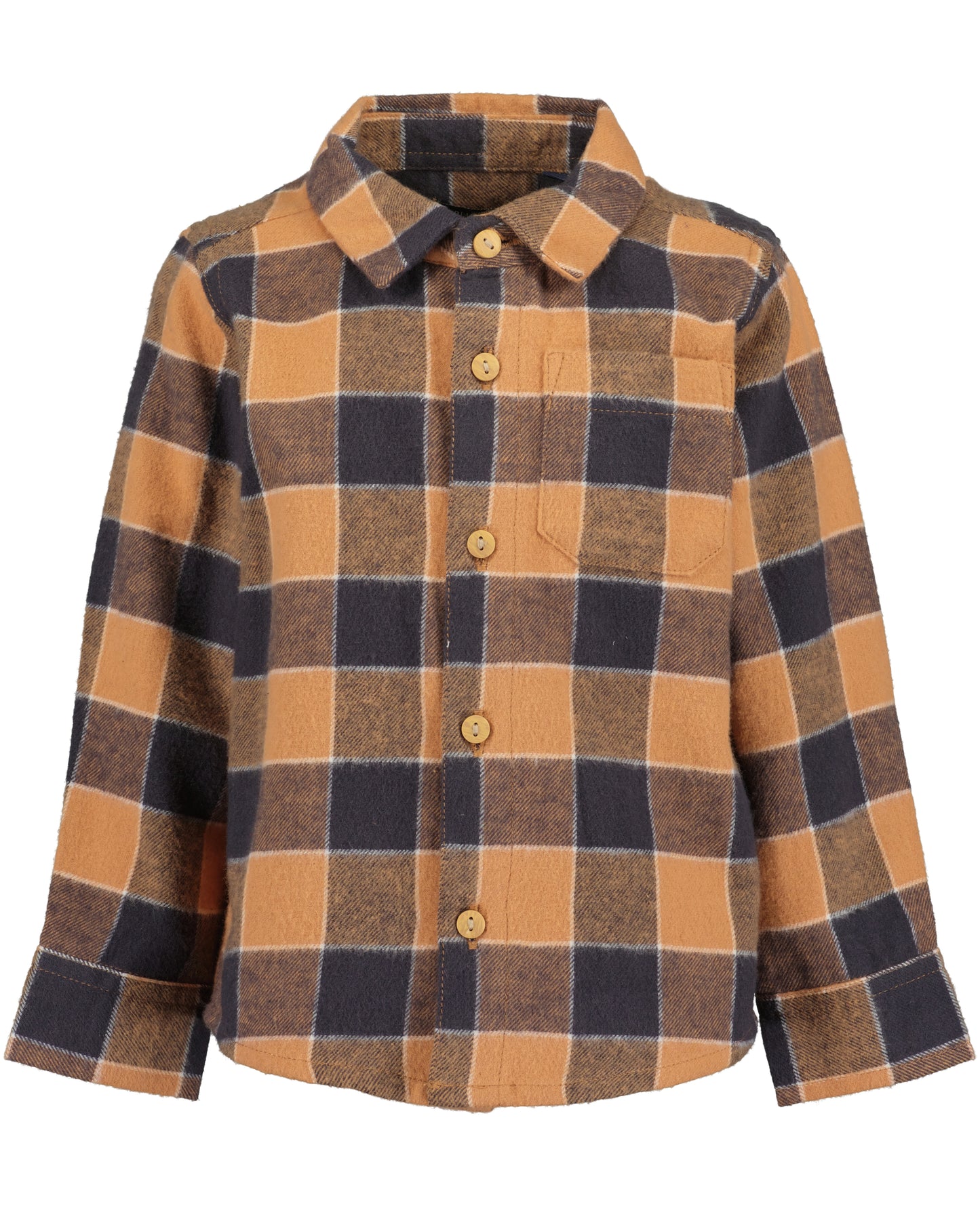 Hemd: orange,braun