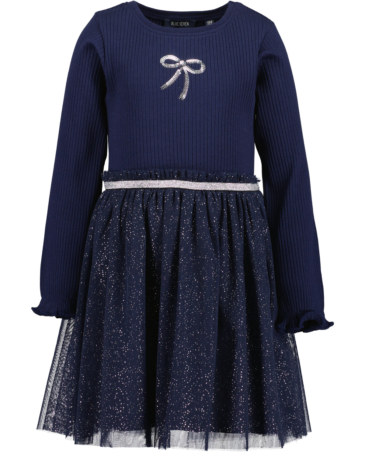 Blue Seven Kleid mit Tüllrock marine