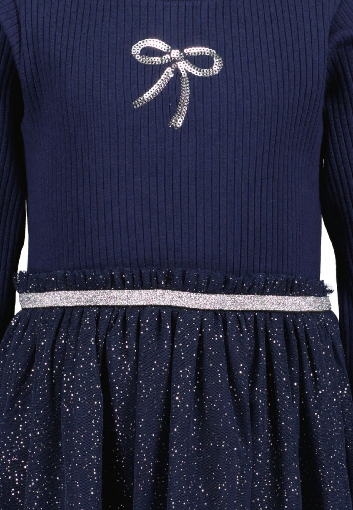 Blue Seven Kleid mit Tüllrock marine