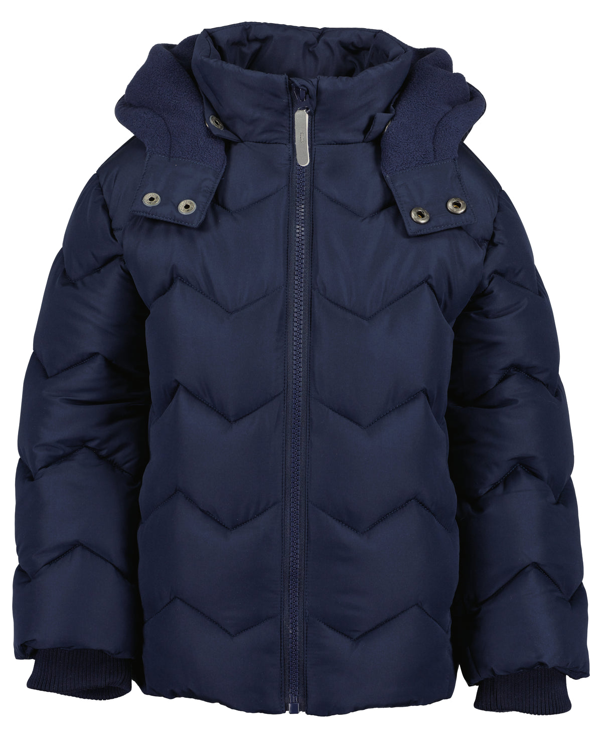 Jacke mit abnehmbarer Kapuze marine