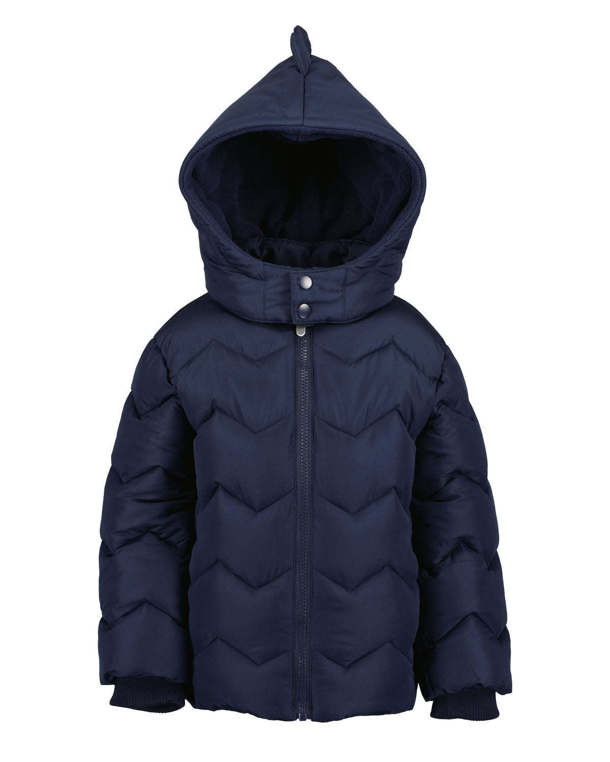 Jacke mit abnehmbarer Kapuze marine