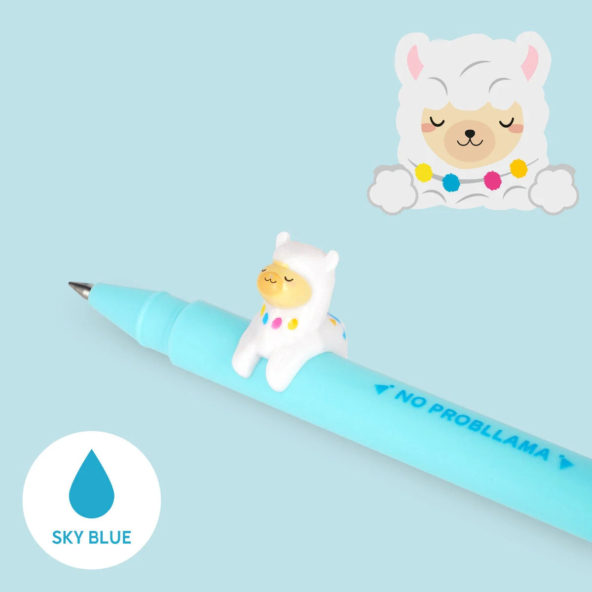 Stift mit Deko-Tierchen: Lama