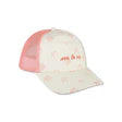 Schirmkappe: beige,rosa
