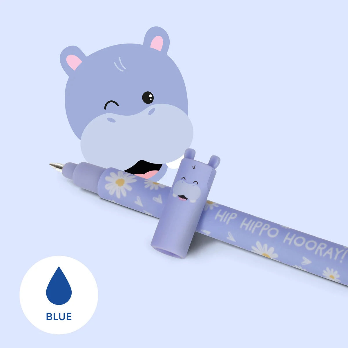 Löschbarer Stift: Nilpferd