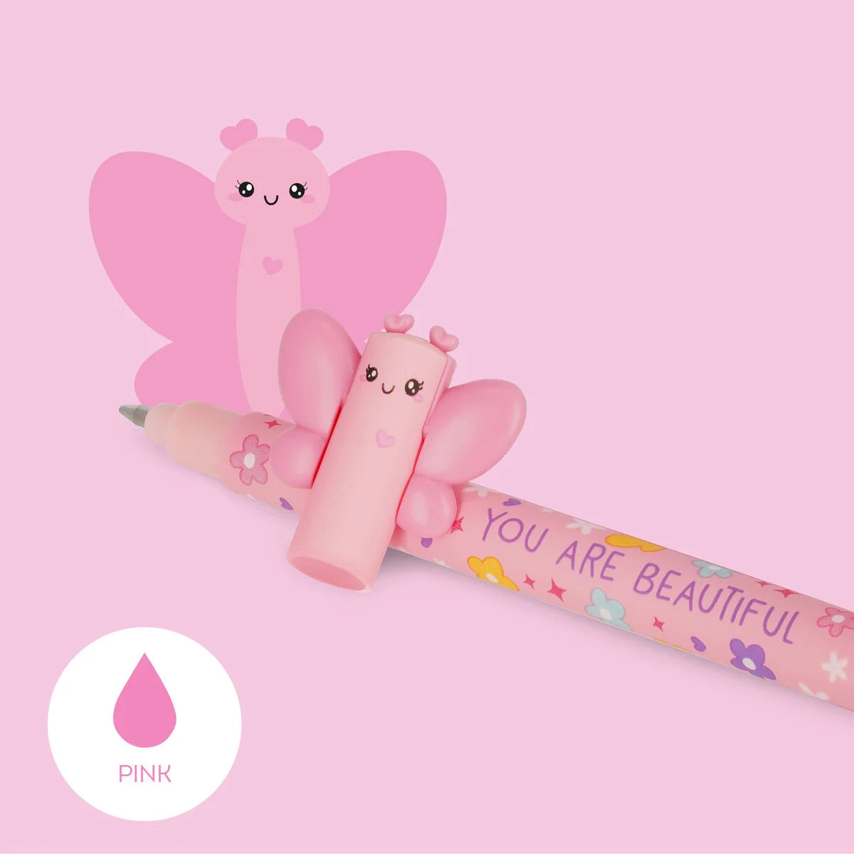 Löschbarer Gelstift: Schmetterling