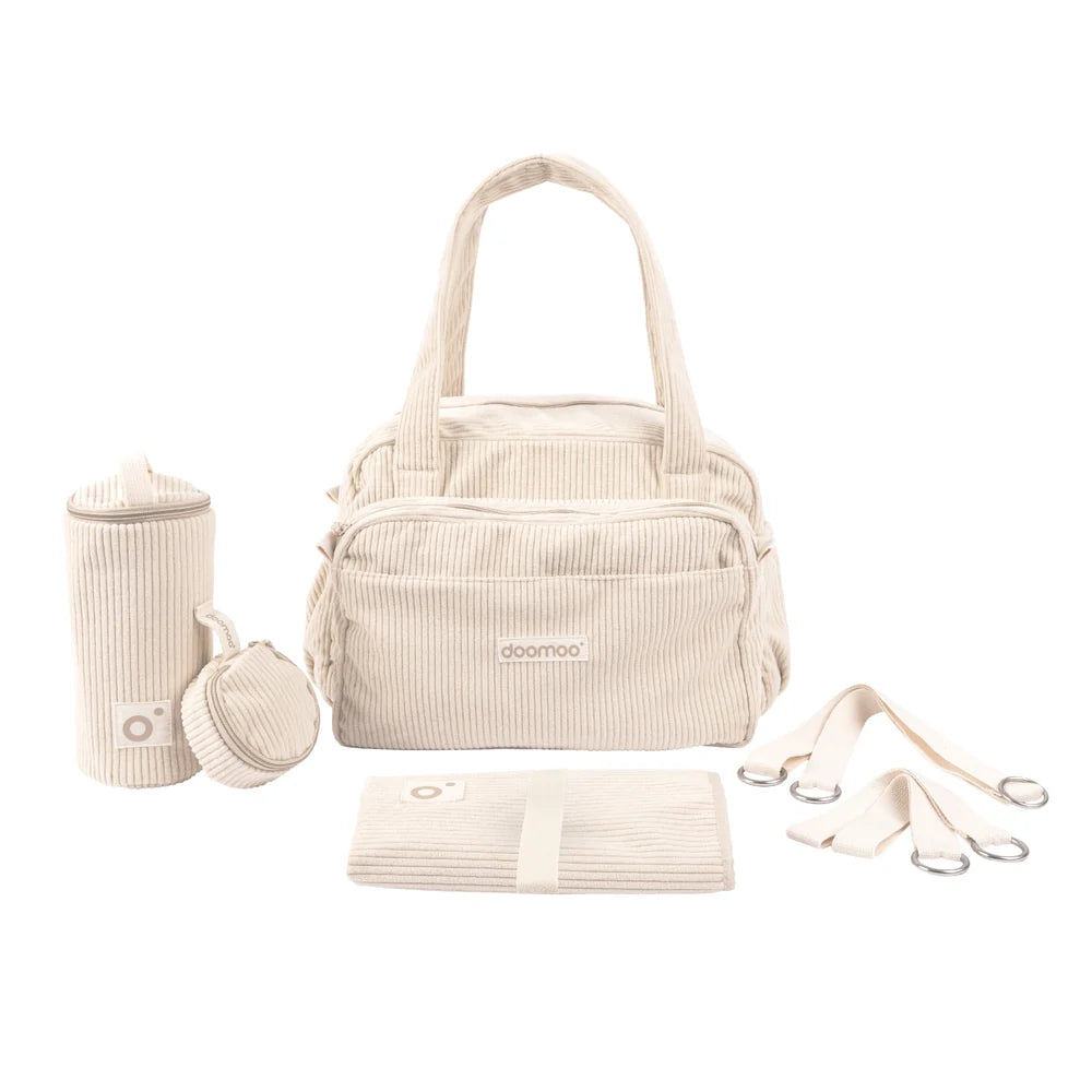 Wickeltasche: Cord,beige
