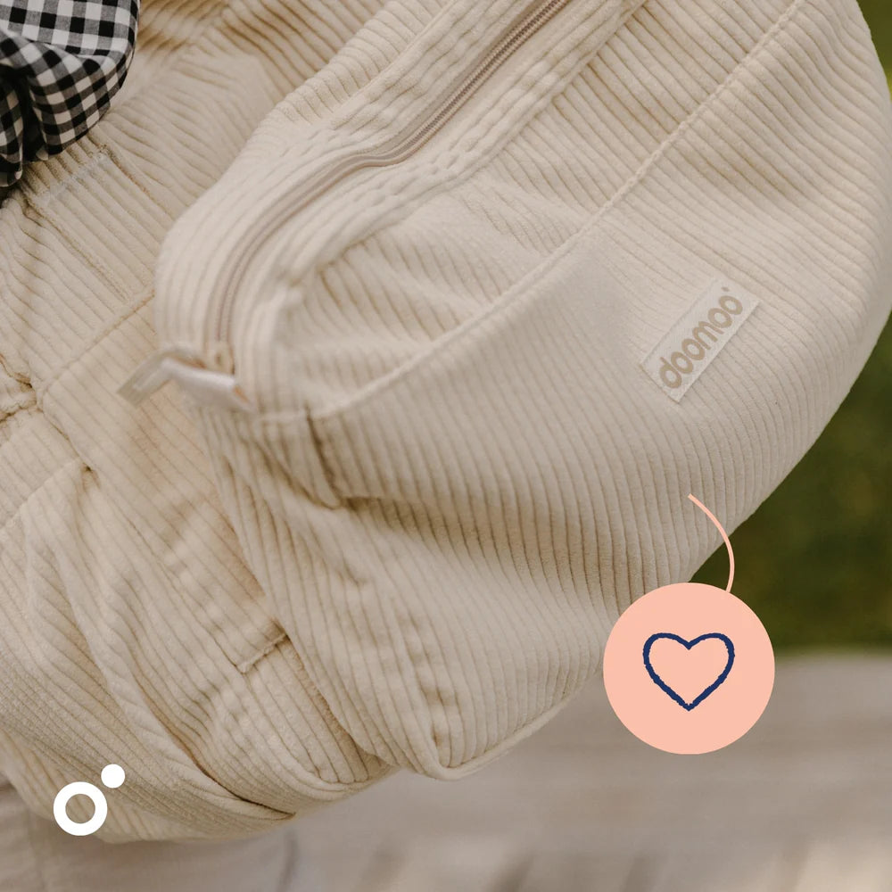 Wickeltasche: Cord,beige