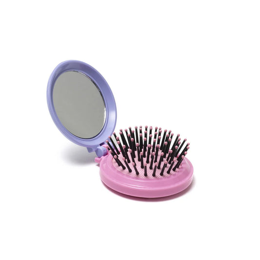 Haarbürste mit Spiegel: Einhorn