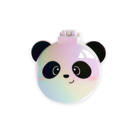 Haarbürste mit Spiegel: Panda