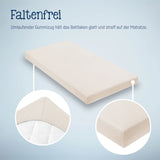 Spannbetttuch beige (Neuware) reserviert für Geburtsliste #378970