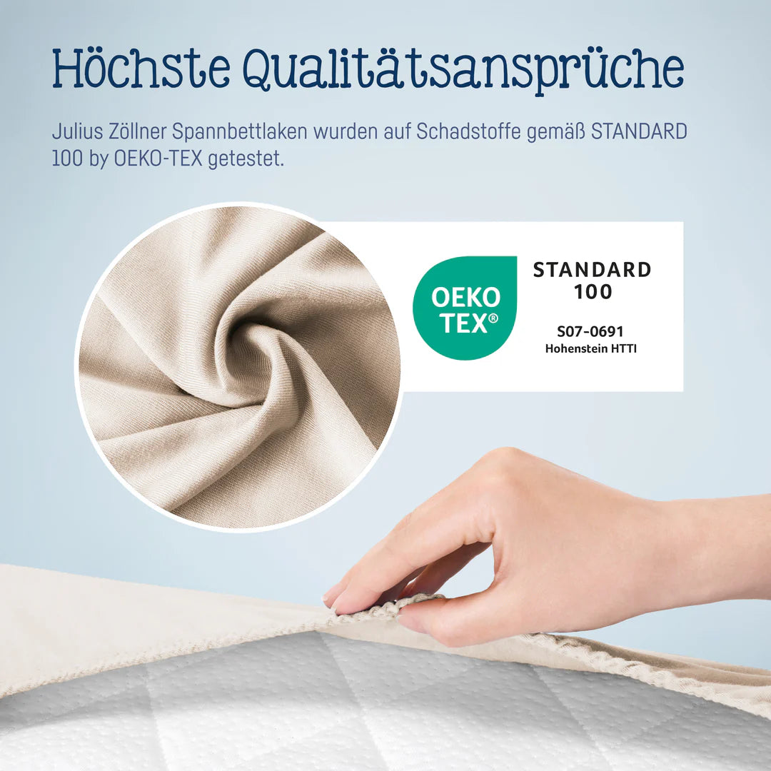 Spannbetttuch beige  reserviert für Geburtsliste #378970