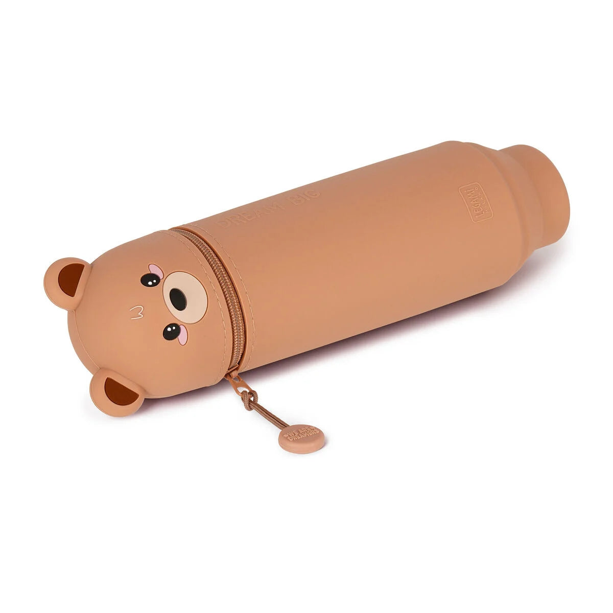 2-in-1-Federmäppchen aus Silikon: Bär