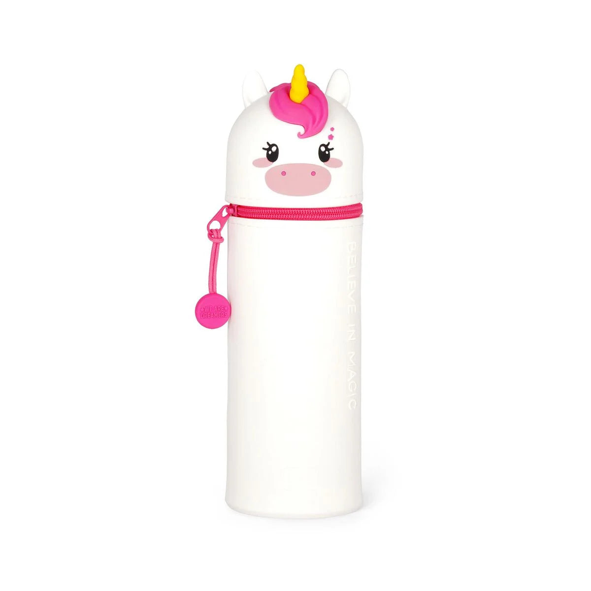 2-in-1-Federmäppchen aus Silikon: Einhorn