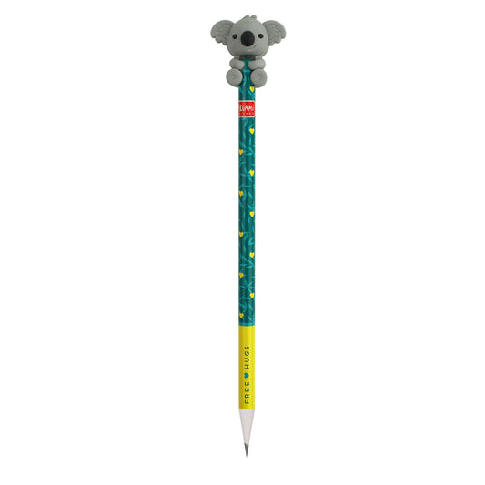 Bleistift mit Radiergummi: Koala