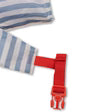 Schwimmflügel mit Brustband: blau,weiß,rot