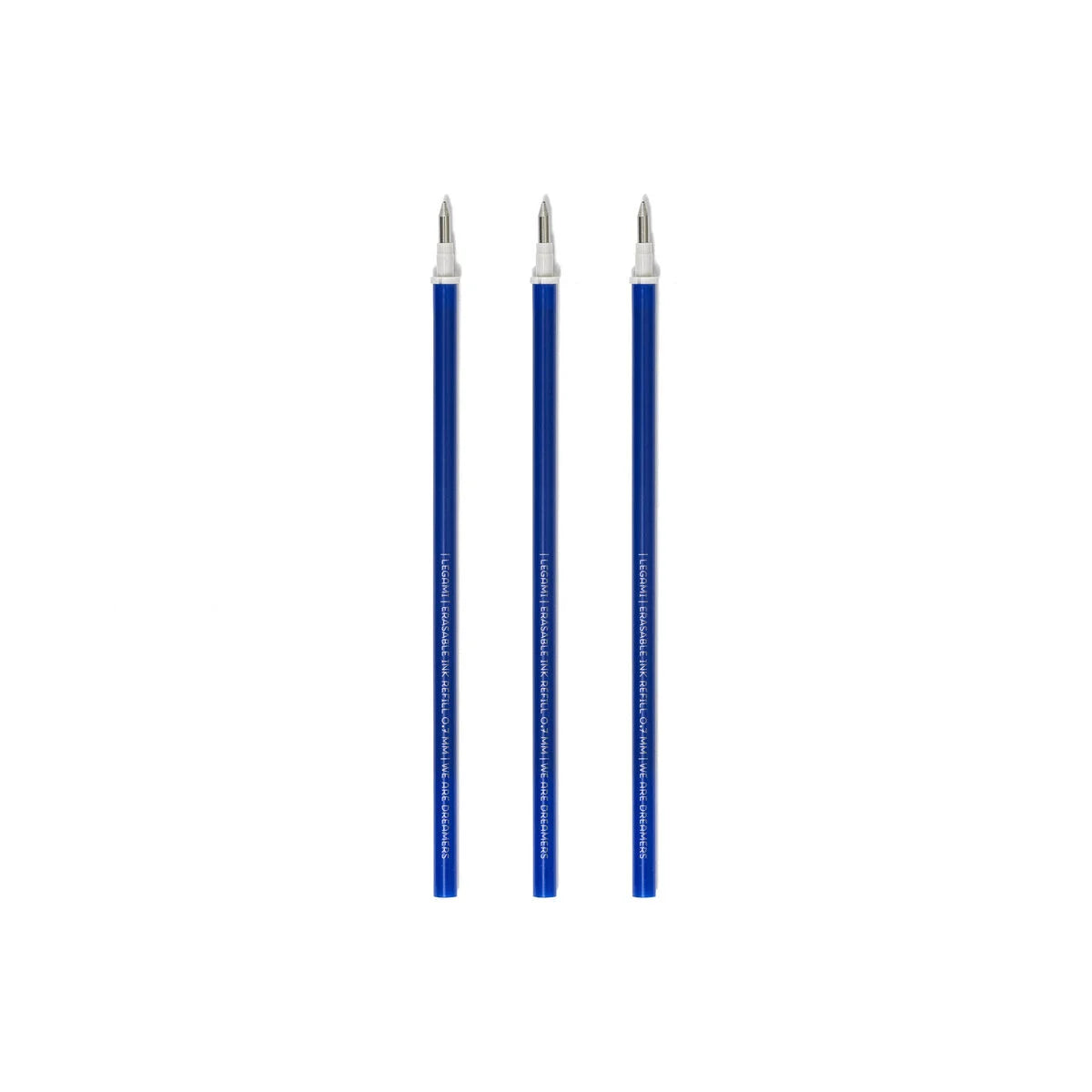 Set mit 3 Nachfüllminen für löschbare Stifte: Blau