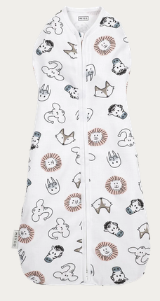 Schlafsack weiß tiere