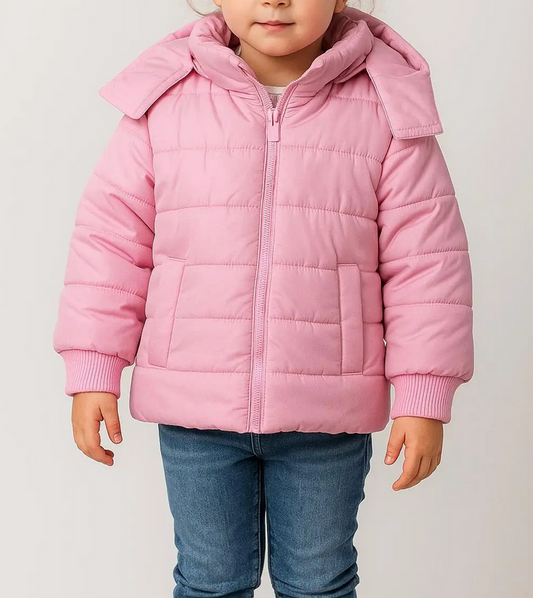 Winterjacke rosa
