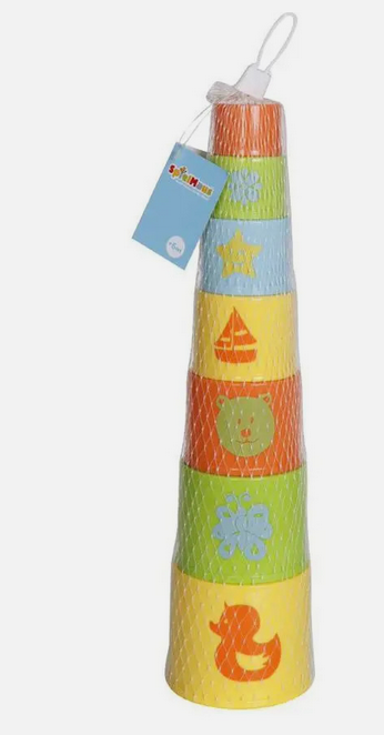 Stapelturm: 34 cm hoch